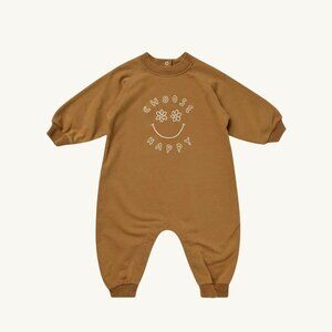 NWT - Rylee + Cru raglan jumpsuit , Choose Happy print